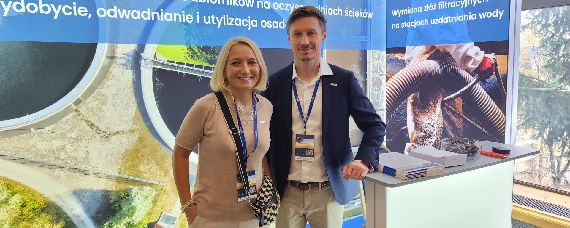 Stoisko spółki Climbex na konferencji Woda.Ścieki.Osady 2026